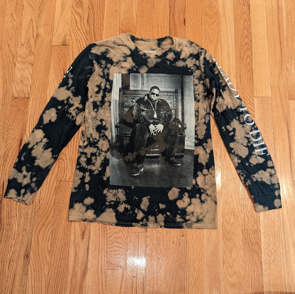 Notorious Big Tour Long Sleeve Shirt Sz S